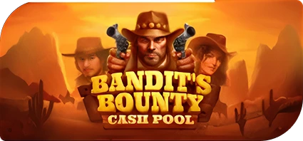 Image "Bandit's Bounty" – Slot game "Bandit's Bounty" featuring a western-themed bandit and a cash pool