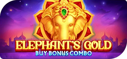 Image "Elephant's Gold" – Slot game "Elephant's Gold" with an elephant figure and a luxurious golden design