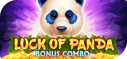 Image "Luck of Panda" – Slot game "Luck of Panda" featuring a cute panda and a colorful background